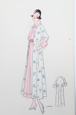 Lot 25 - Lucile studio fashion sketches, circa 1915-20,...