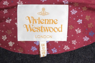 Lot 62 - A Vivienne Westwood charcoal grey wool...