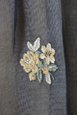 Lot 86 - A Christian Dior London embroidered gauze...
