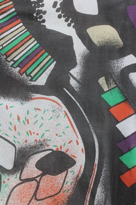 Lot 97 - A Thea Porter printed chiffon dress, late...