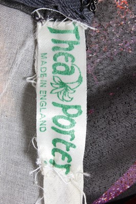 Lot 97 - A Thea Porter printed chiffon dress, late...