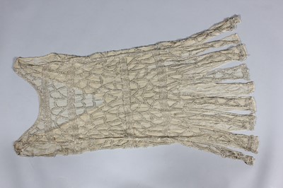 Lot 116 - A poor condition couture beaded chiffon...