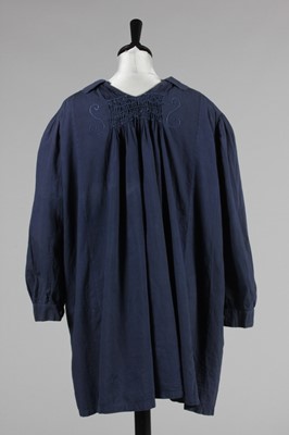 Lot 121 - Two farmer's smocks, early 20th century, one...