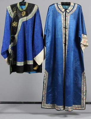 Lot 256 - Five embroidered ladies' informal robes,...