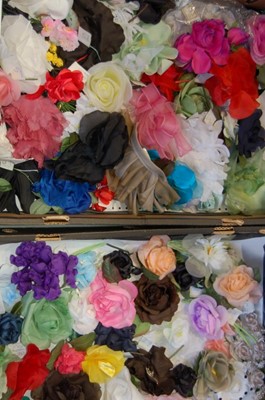 Lot 241 - Five boxes of sample flowers, comprising...