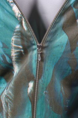 Lot 236 - An Alexander McQueen printed polyamide dress...