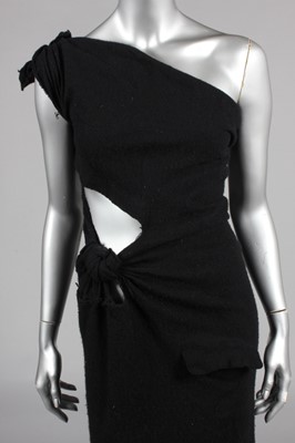 Lot 233 - A Commes des Garcons distressed-look black...