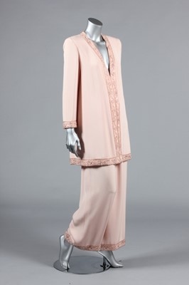 Lot 231 - A Lancetti couture ivory ottoman wool cocktail...