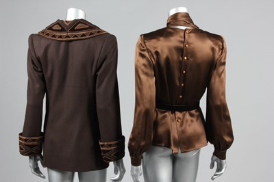 Lot 228 - An Yves Saint Laurent Rive Gauche appliqued...