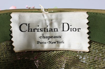 Lot 227 - Three Christian Dior hats, circa 1960,...