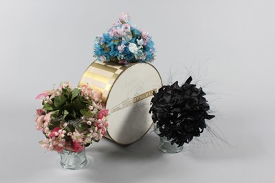 Lot 227 - Three Christian Dior hats, circa 1960,...