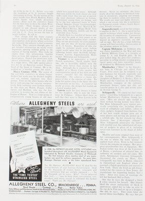 Lot 226 - Time Magazine, August 13th, 1934 which...