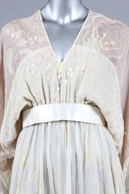 Lot 224 - A Zandra Rhodes 'Lily of the Fields' printed...