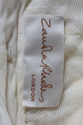 Lot 224 - A Zandra Rhodes 'Lily of the Fields' printed...