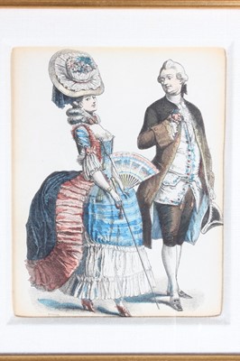 Lot 128 - A striped brown silk day dress, circa 1865,...