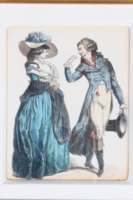 Lot 128 - A striped brown silk day dress, circa 1865,...