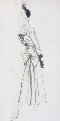 Lot 131 - Two Rene Bouet Willaumez day ensemble fashion...