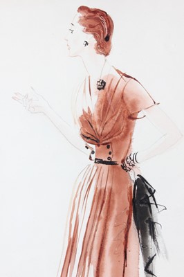 Lot 131 - Two Rene Bouet Willaumez day ensemble fashion...