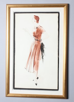 Lot 131 - Two Rene Bouet Willaumez day ensemble fashion...