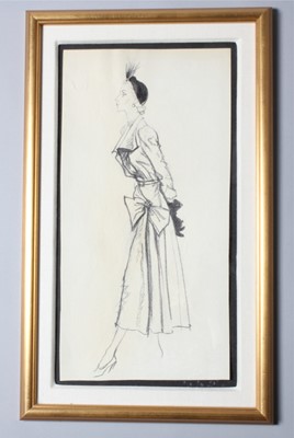 Lot 131 - Two Rene Bouet Willaumez day ensemble fashion...