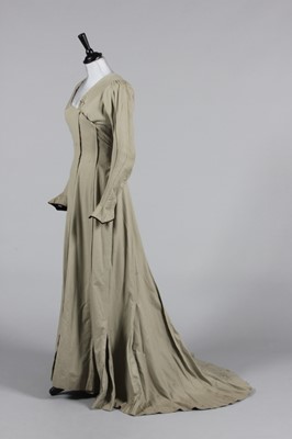 Lot 142 - A good Russell & Allen grey moire evening gown,...