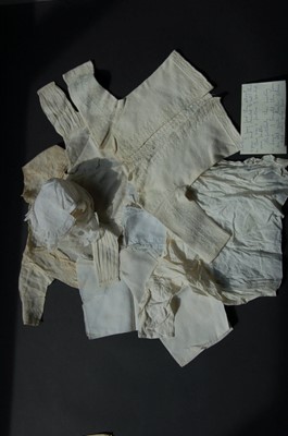 Lot 411 - A good collection of baby garments, late 17th...