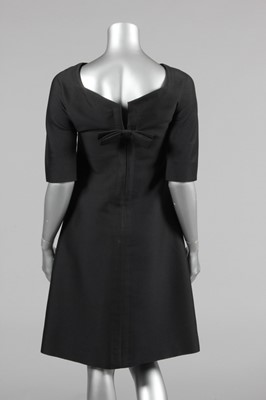 Lot 156 - An early Roberto Capucci couture black wool...