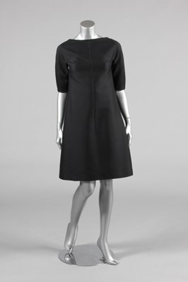 Lot 156 - An early Roberto Capucci couture black wool...