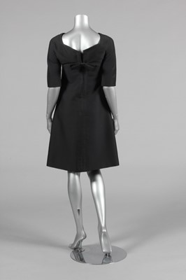 Lot 156 - An early Roberto Capucci couture black wool...