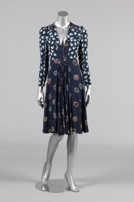 Lot 183 - An Ossie Clark/Celia Birtwell forties inspired...