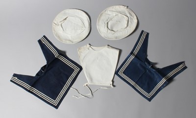 Lot 182 - A group of boy's sailor suits circa 1910 and...