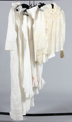 Lot 180 - A whitework embroidered summer gown, circa...