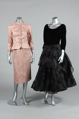 Lot 167 - Evening-wear 1950s, four ensembles including a...