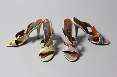 Lot 174 - A group of footwear, comprising: black ankle...