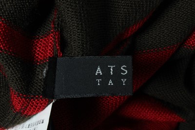 Lot 161 - An Atsuro Tayama striped knitted rayon/wool...