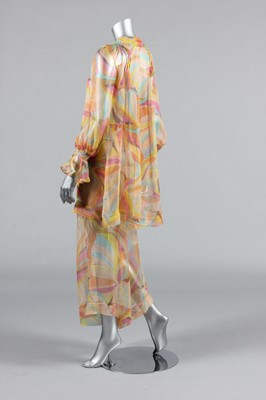 Lot 186 - Two Jean Muir chiffon ensembles, both labelled,...