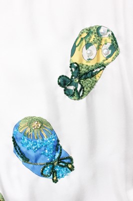 Lot 188 - Two Hermès silk tops, 1980s, labelled, one...