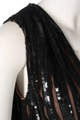 Lot 110 - A sequinned playsuit sample for Elie Saab,...