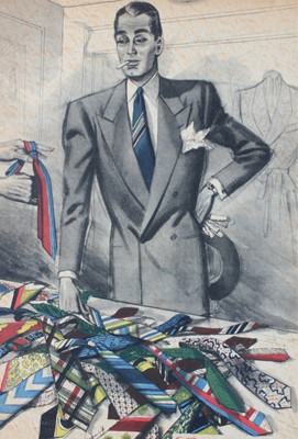 Lot 190 - Menswear fashion plates, dating from the 1860s-...