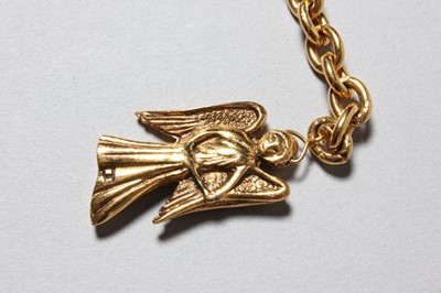 Lot 191 - A Chanel gilt chain belt, 1980s, signed to...