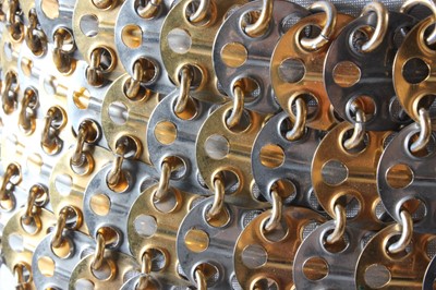 Lot 201 - A Paco Rabanne chainmail belt, 1960s, with...