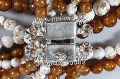 Lot 203 - A Christian Dior beaded necklace, 1959, the...