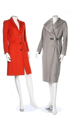 Lot 117 - A Gucci burnt-orange wool coat, modern,...