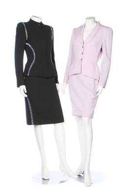 Lot 118 - An Alexander McQueen black wool suit, 2004,...