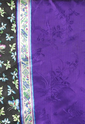 Lot 266 - A woman's purple damask informal jacket,...