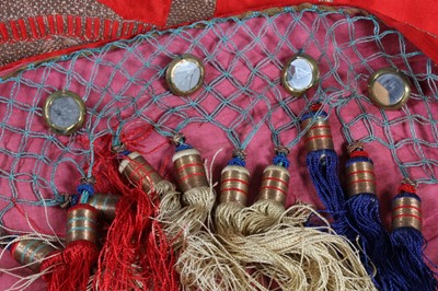 Lot 269 - An embroidered coverlet, Chinese for the...