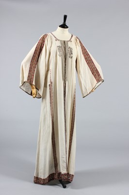 Lot 283 - A fine embroidered chemise or kolonato,...