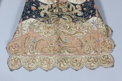 Lot 291 - A fine embroidered lady's anteri robe, Ottoman,...