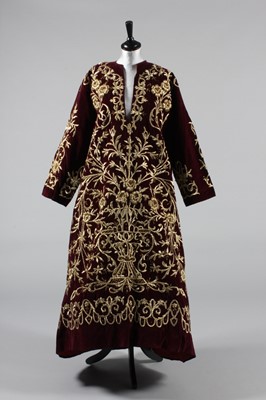 Lot 294 - An embroidered marriage robe (Bindalli),...