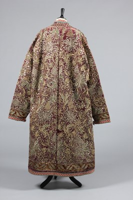 Lot 312 - A fine embroidered velvet nobleman's robe,...